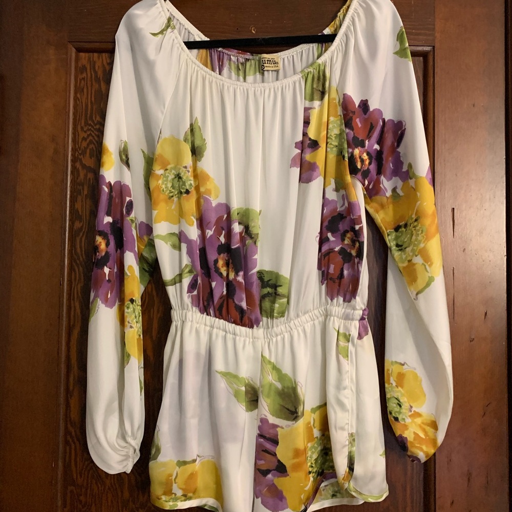 Show Me Your Mumu Off The Shoulder Romper Medium